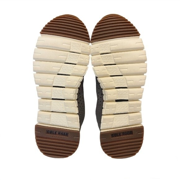 Cole Haan ZEROGRAND Perforated Oxford Marine Grey Nubuck Mens Size 11 - Picture 8 of 16